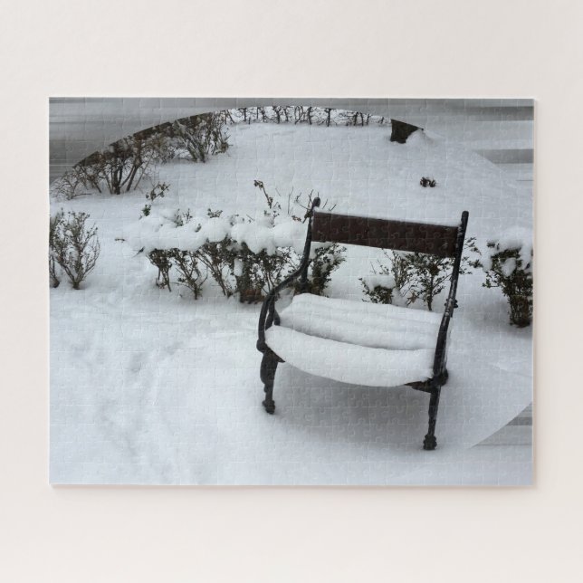 Quebra-cabeça Nova neve na poltrona (Horizontal)