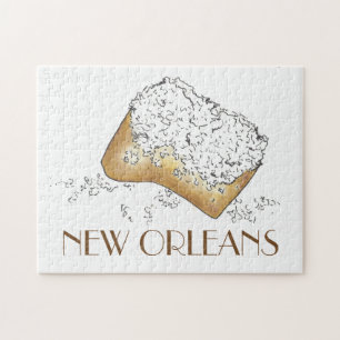 Quebra-cabeça Nova Orleans Louisiana NOLA Sugary Beignet Paery
