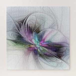 Quebra-cabeça Nova Vida, Arte Fantasia Abstrata Colorida Fractal