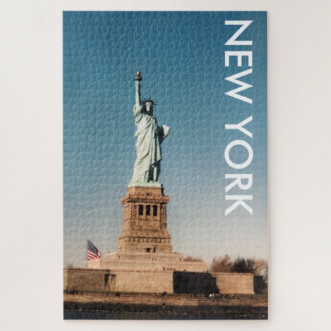 Quebra-cabeça nova york lady liberty (Vertical)