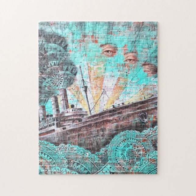 Quebra-cabeça Nova York, Street Art (Vertical)