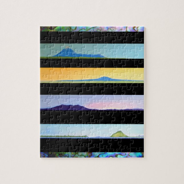 QUEBRA-CABEÇA NOVAS PAISAGENS DA ILHA DO NORTE DA ZELÂNDIA (Vertical)