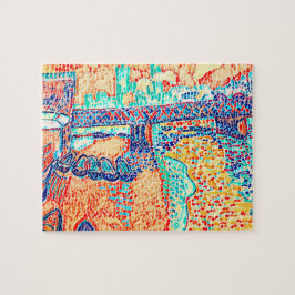 Quebra-cabeça Novidade Moderna Abstrato Art Deco Multi Color