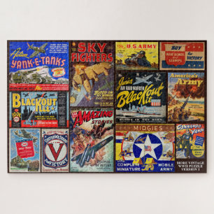 QUEBRA-CABEÇA NOVO! EUA WW2 HOMEFRONT VINTAGE JIGSAW QUEBRA-CABE