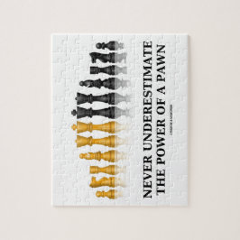 Quebra-cabeça Nunca Subestimar O Poder De Um Peão (Xadrez)