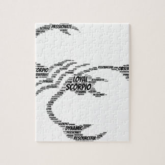 Quebra-cabeça Nuvem da palavra do sinal do zodíaco da astrologia