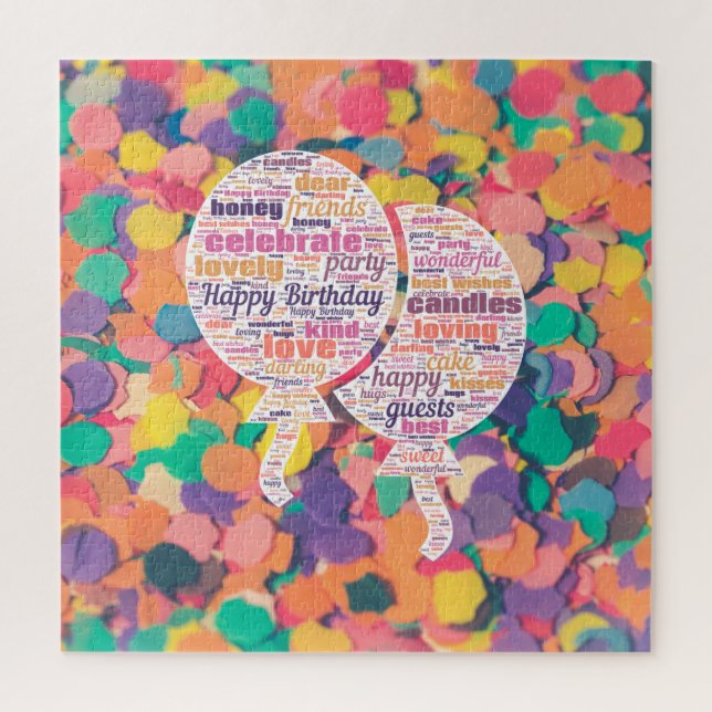 Quebra-cabeça - Nuvem do Word (Vertical)