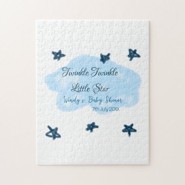 Quebra-cabeça Nuvens azuis brilham Twinkle Pequena Exibição de B (Vertical)