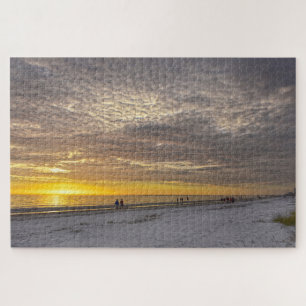 Quebra-cabeça Nuvens Cirrocumulus no Sunset de Fort Myers Beach,