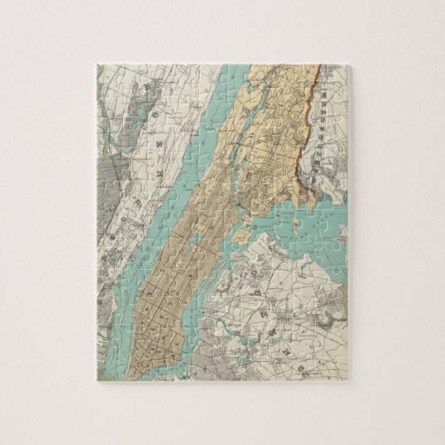 Quebra-cabeça NY City, Brooklyn (Vertical)