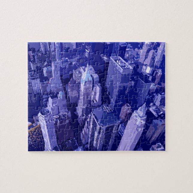 Quebra-cabeça NYC Nova Iorque Manhattan Skyscrappers (Horizontal)