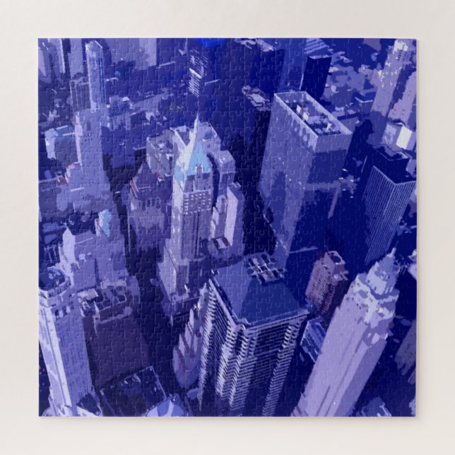 Quebra-cabeça NYC Nova Iorque Manhattan Skyscrappers (Vertical)