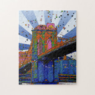 Quebra-cabeça NYC Psicedélico: Ponte Brooklyn nº 2
