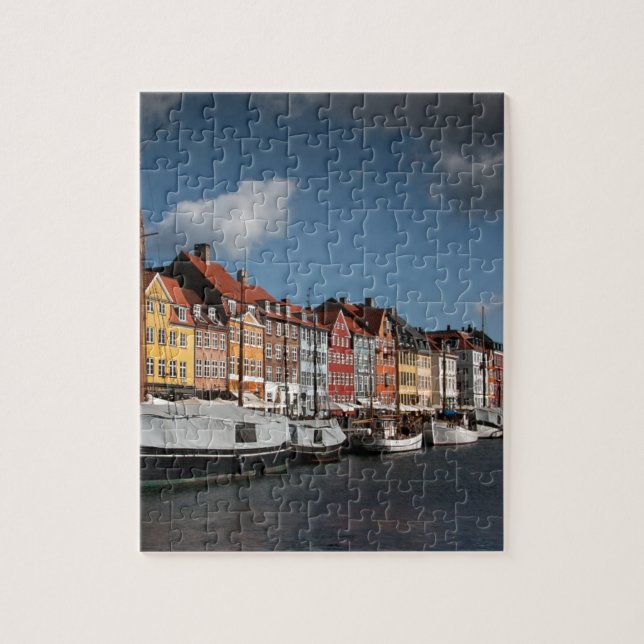 Quebra-cabeça Nyhavn, Copenhaga (Vertical)