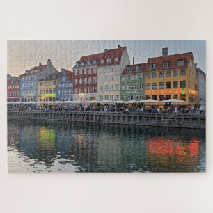 Quebra-cabeça NYHAVN ENTERTAINING DISTRICT Copenhagen Dinamarca