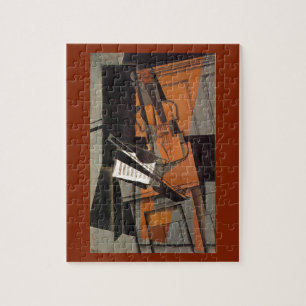 Quebra-cabeça O ~ 1916 do Cubism sintético do ~ do ~ do violino