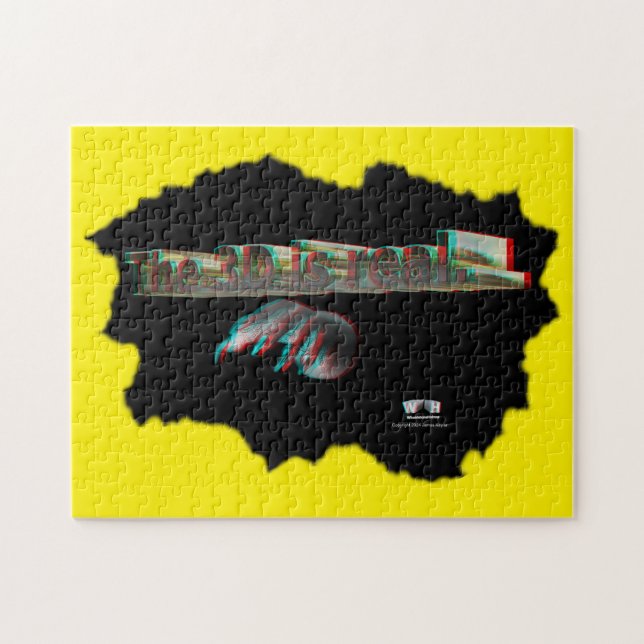 Quebra-cabeça O 3D é real (Horizontal)