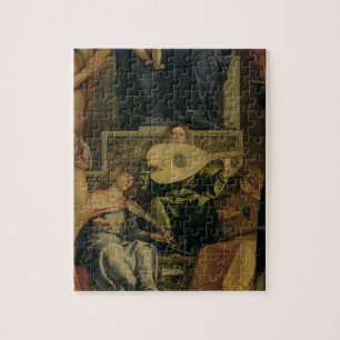 Quebra-cabeça O Altarpiece de San Giobbe, detalhe de playin dos