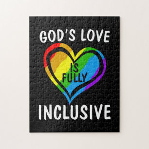 Quebra-cabeça O amor de Deus é Orgulho gay cristão totalmente