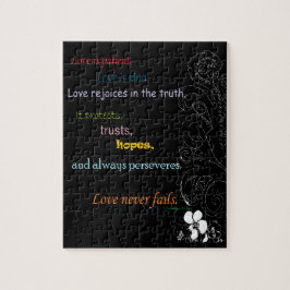 Quebra-cabeça O amor nunca falha