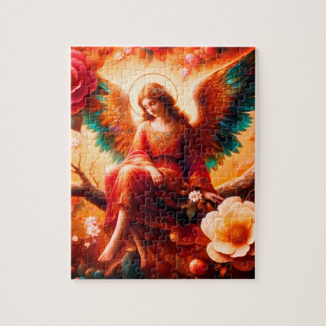Quebra-cabeça O Anjo Melancólico Sentado numa Árvore (Vertical)