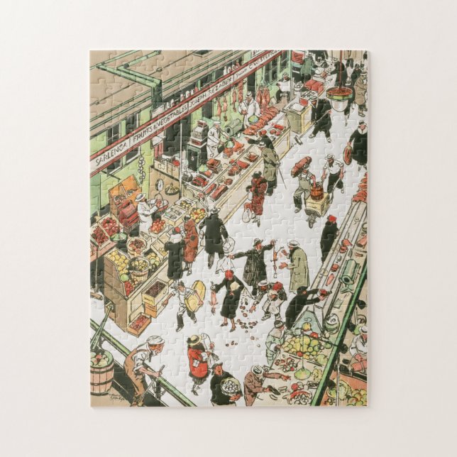 Quebra-cabeça O antigo mercado de Washington em Tribeca NYC (Vertical)