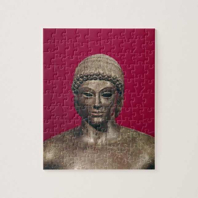 Quebra-cabeça O Apollo de Piombino, cabeça da estátua, encontrou (Vertical)