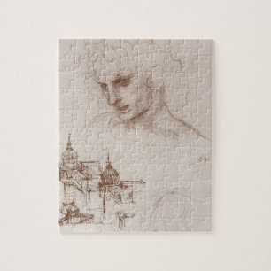 Quebra-cabeça O Apóstolo de Leonardo da Vinci Castelo Sforza