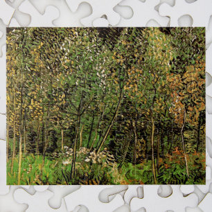 Quebra-cabeça O arvoredo por Vincent van Gogh
