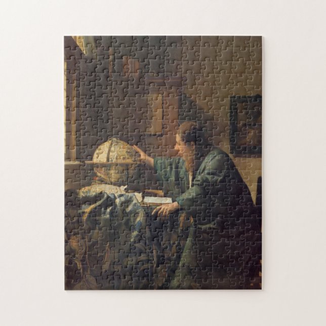 Quebra-cabeça O astrônomo de Johannes Vermeer (Vertical)