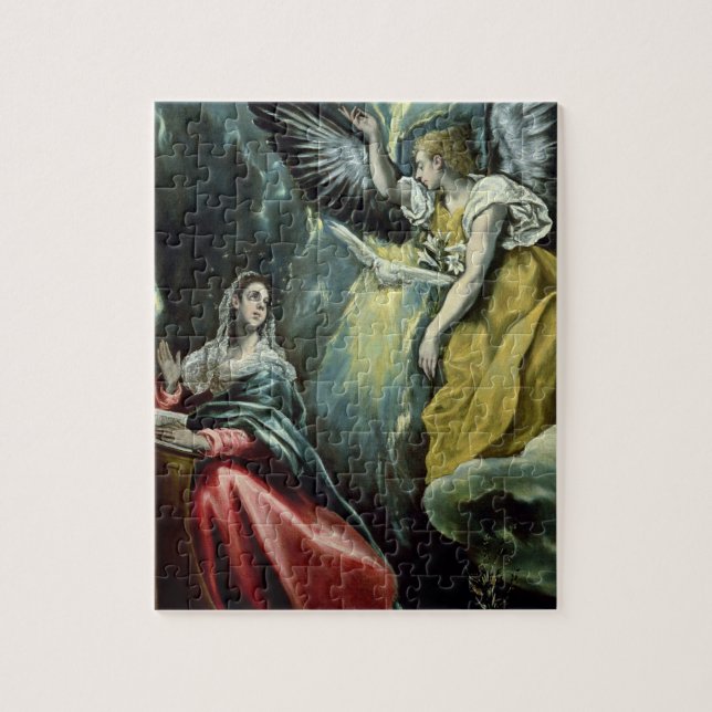 Quebra-cabeça O aviso, c.1575 (óleo em canvas) (Vertical)