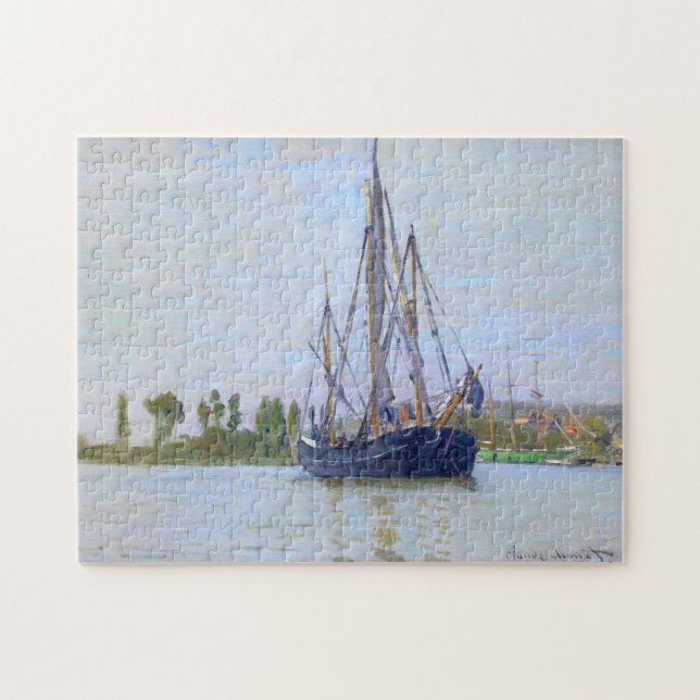 Quebra-cabeça O Barco à Vela Monet Fine Art (Horizontal)