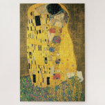 Quebra-cabeça O Beijo de Gustav Klimt<br><div class="desc">Visite minha loja para obter um design mais interessante e mais opções de cores => zazzle.com/colorfulworld*</div>