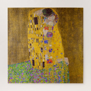 Quebra-cabeça O Beijo   Gustav Klimt  