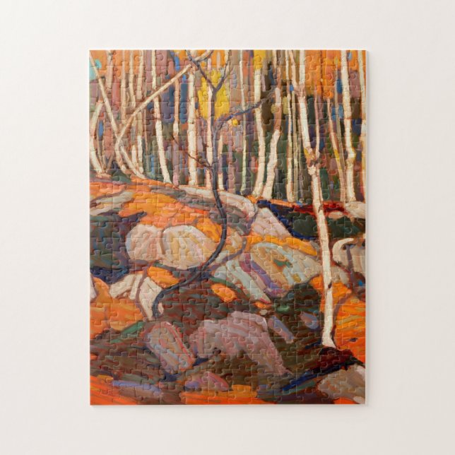 Quebra-cabeça O Birch Grove - Tom Thomson (Vertical)