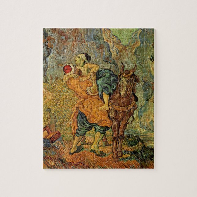 Quebra-cabeça O Bom Samaritano por Vincent van Gogh (Vertical)