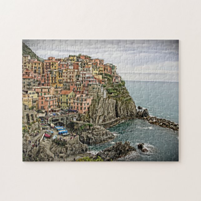 Quebra-cabeça O Bordo da Itália - Manarola - Cinque Terre (Horizontal)