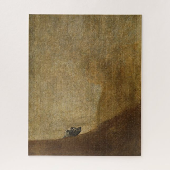 Quebra-cabeça O Cachorro de Francisco Goya (Vertical)
