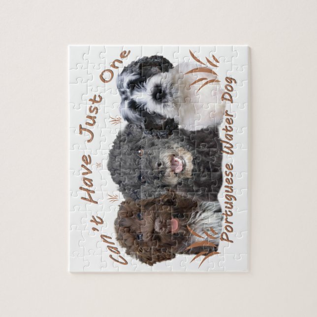 Quebra-cabeça O Cão de Água Português não pode ter apenas um (Vertical)