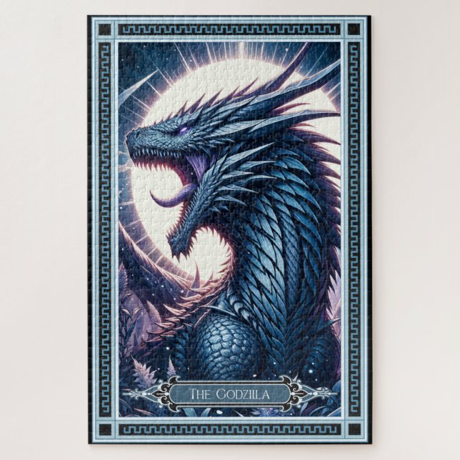 Quebra-cabeça O Cartão Godzilla Tarot (Vertical)