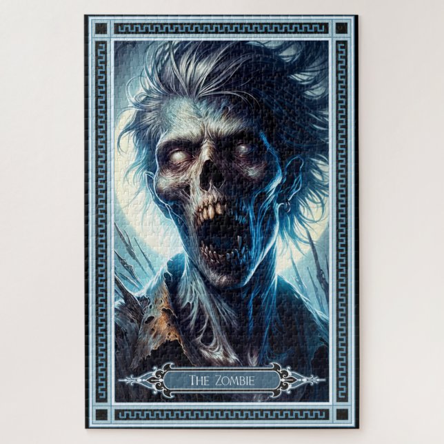 Quebra-cabeça O Cartão Zombie Tarot (Vertical)