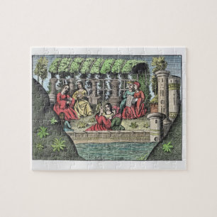Quebra-cabeça O castelo de Alamond e de seus encantamentos, de '