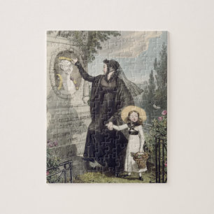 Quebra-cabeça O cemitério de Pere Lachaise, impresso por Charle