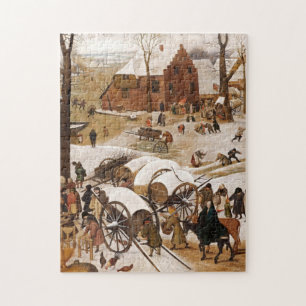 Quebra-cabeça O Censo Em Bethlehem Pieter Bruegel