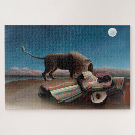 Quebra-cabeça O cigano dormindo, Henri Rousseau