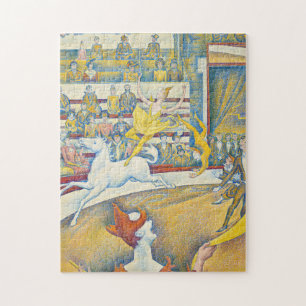 Quebra-cabeça O Circo, Le Cirque, 1891, de Georges Seurat