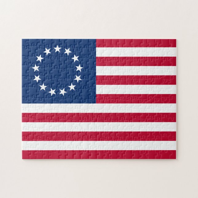 Quebra-cabeça O Círculo de Estrelas, Bandeira Americana por Bets (Horizontal)