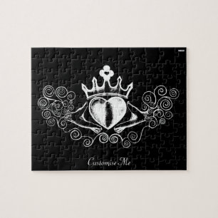 Quebra-cabeça O Claddagh (branco)