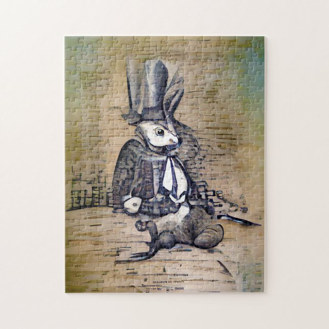 Quebra-cabeça O Coelho Cavalheiro  (Vertical)