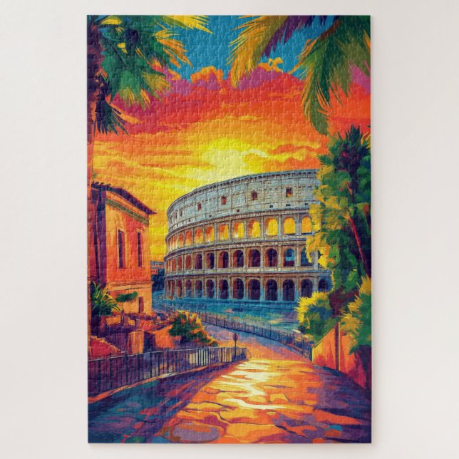 Quebra-cabeça O Colósio, Roma. (Vertical)